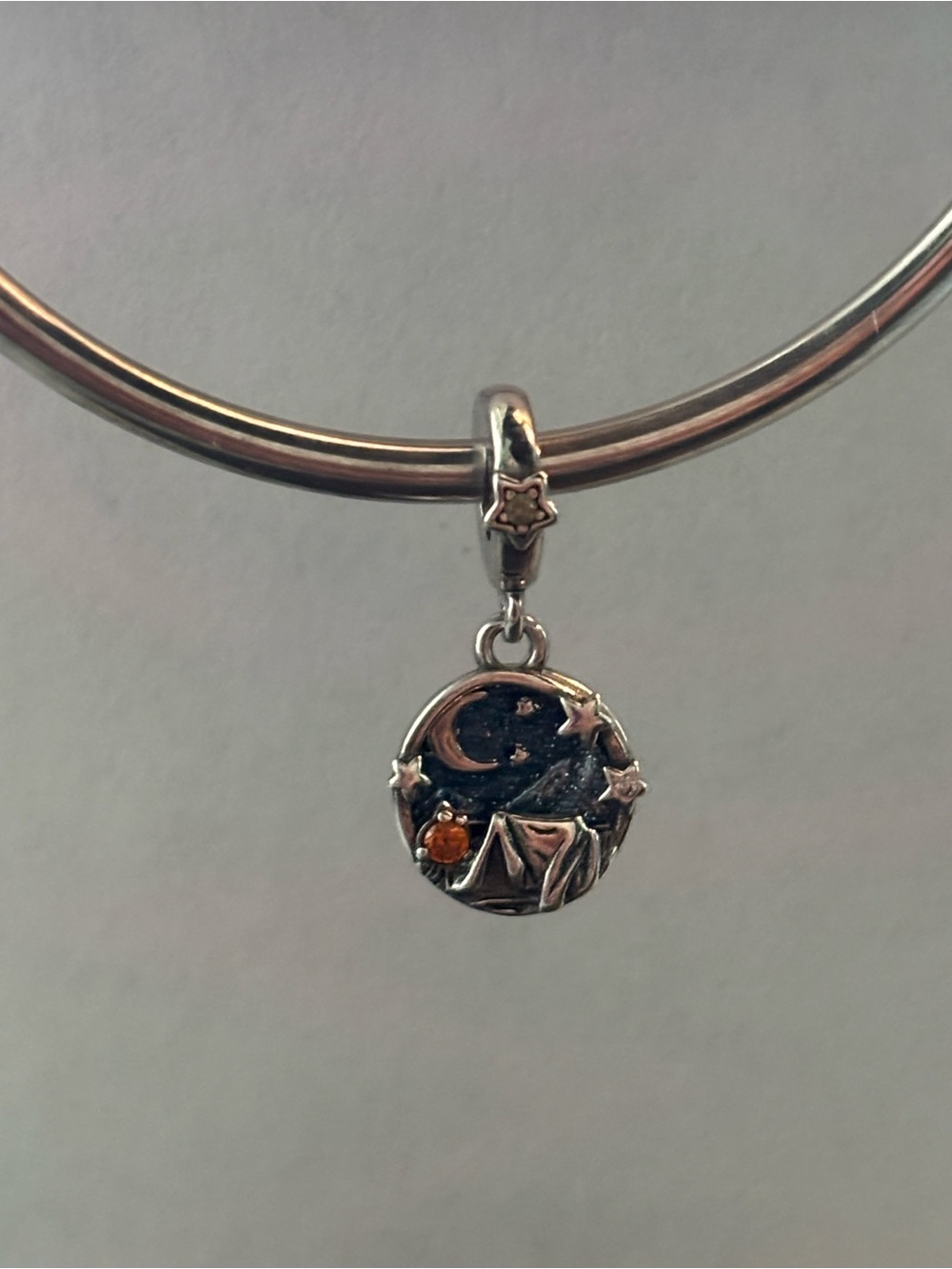 Pandora Sleeping Under the Stars Dangle Charm Silver S925 ALE - Picture 7 of 7